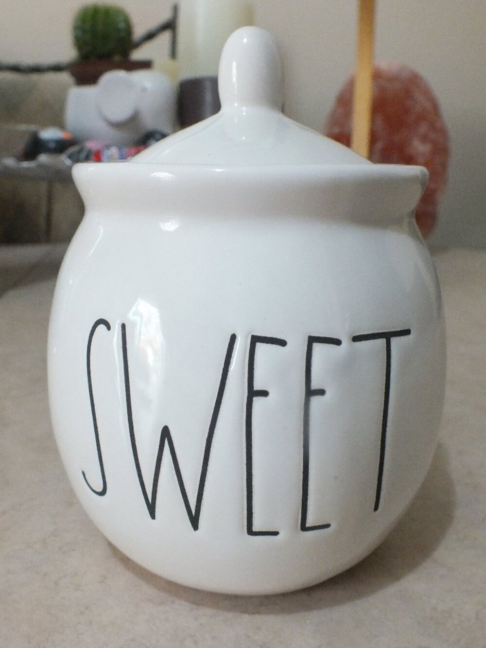 Rae Dunn Sweet Sugar Bowl w/ Lid Artisan Collection by Magenta